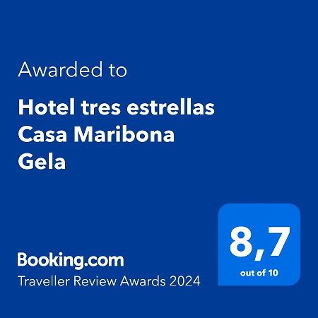 Hotel Tres Estrellas Casa Maribona Gela El Puente  Eksteriør billede
